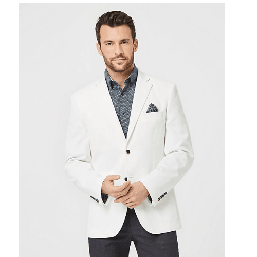Knit Notch Collar Blazer
