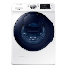 Samsung 5.8 Cu. Feet Black Stainless Front Load Washer With Addwash