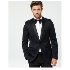 Brocade Jacquard Slim Fit Blazer