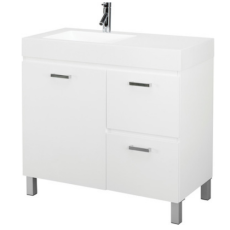 Vanity - 1 Door, 2 Drawers - White