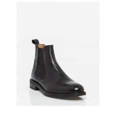 Italian-Made Leather Chelsea Boot