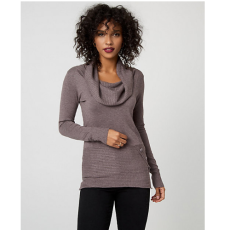 Viscose Blend Cowl Neck Sweater
