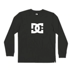 DC Boys' Circle Star Long Sleeve Tee