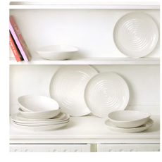 Sophie Conran White Coupe 12-Piece Dinnerware by Portmeirion