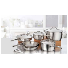 Design Pro 10-Piece Cookware Set by CL Cuisiluxe