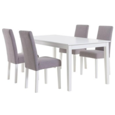 Nordby Table + 4 Teglmose Chairs - Dining