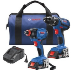 Set of 2 Cordless Tools - 1/4" & 1/2" - 18 V