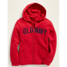Logo-Graphic Zip Hoodie for Boys