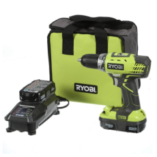 RYOBI 18V ONE+ Lithium-Ion Cordless 1/2-inch Compact Drill/Driver Kit