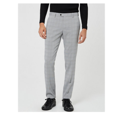 Glen Check Slim Leg Pant