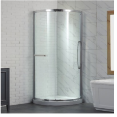 Karina Sliding Door Shower with Base - Chrome - 36''