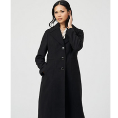 Cashmere-Like Notch Collar Coat