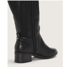 Wide Tall Boots with Side Zipper - Addition Elle