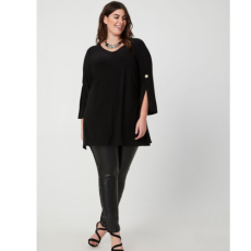 Tunic With Slit Sleeves
