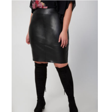 Faux Leather Pencil Skirt