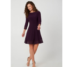 Fit & Flare Jersey Dress