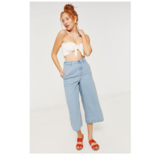 A.C.W. Wide Leg Jean Culottes