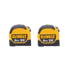 DEWALT 8M/ 26 ft. Tape Measure (2 Pack)
