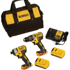 Impact Driver & Drill - Lithium-Ion - 20 V - Yellow/Black