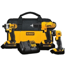 DEWALT 20-Volt Max 3-Tool Power Tool Combo Kit with Soft Case