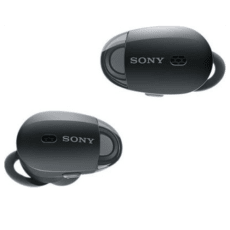 Sony WF-1000XBM1 On-Ear Noise Cancelling True Wireless Earbuds with In-Line Controls - Black