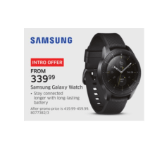 Samsung Galaxy Watch 46mm - Silver & Black