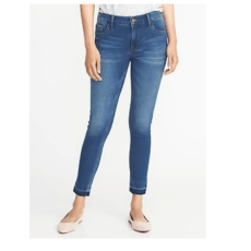 Mid-Rise Rockstar 24/7 Released-Hem Super Skinny Jeans