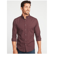 Slim-Fit Poplin Shirt For Men