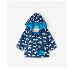 Colour Changing Monster Trucks Classic Baby Raincoat