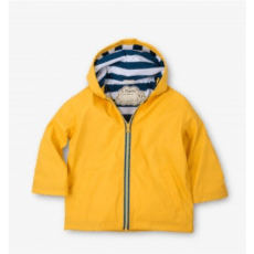 Yellow With Navy Stripe Lining Splash Jacket