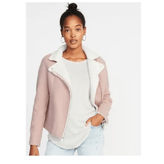 Sherpa Moto Jacket for Women