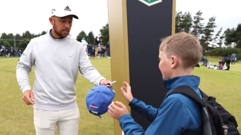 Our champion finding time to make someone's day