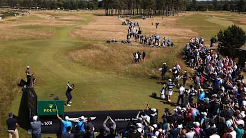 A stunning setting to watch world-class golf