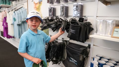 The next generation of golfers getting kitted up