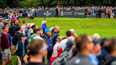 Shane Lowry tees it up