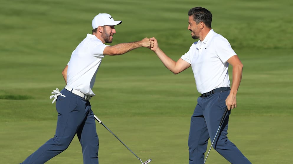 Romain Wattel and Michael Lorenzo-Vera celebrate 