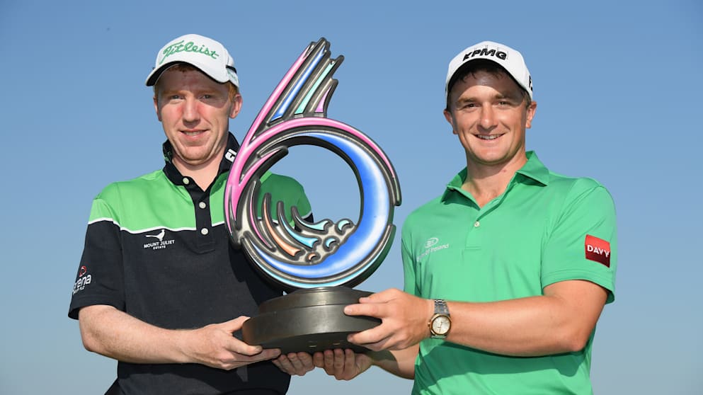 The 2018 GolfSixes Winners - Ireland's Gavin Moynihan and Paul Dunne