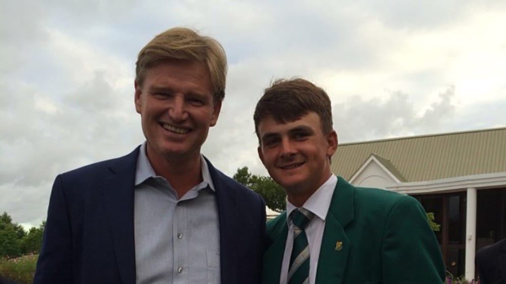 Christiaan Bezuidenhout and Ernie Els
