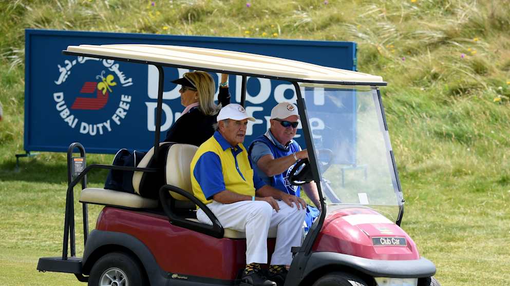 Colm McLoughlin Executive Vice Chairman and CEO of Dubai Duty Free during the pro-am event prior to Dubai Duty Free Irish Open