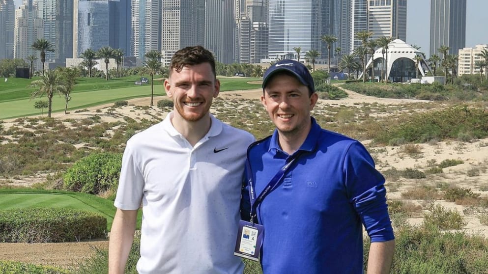 Andy Robertson meets his biggest fan