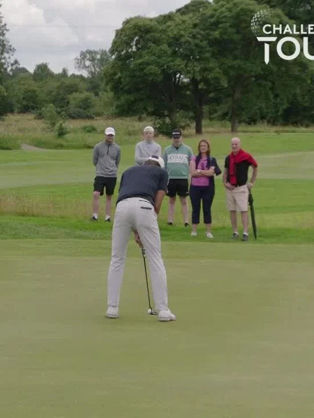 image: Joachim Lagergren makes birdie at 15