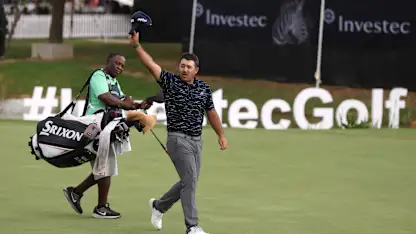 image: Hennie du Plessis wins $100,000 Course Record Presented by Nexo prize
