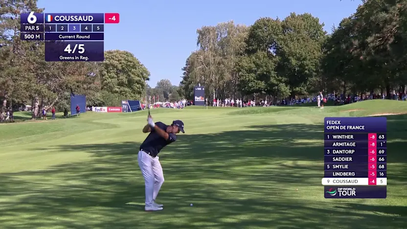 image: Ugo Coussaud | FedEx Open de France Round 2 | 6th Hole