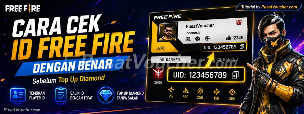 Cara Cek ID Free Fire dengan Benar Sebelum Top Up