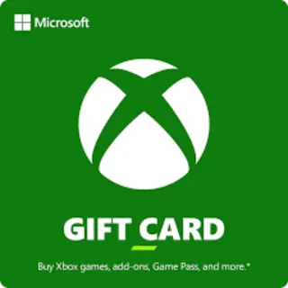 Top Up Xbox Gift Card