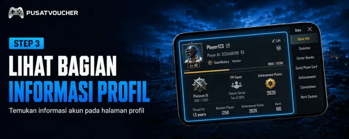 Step 3 — Lihat Bagian Informasi Profil