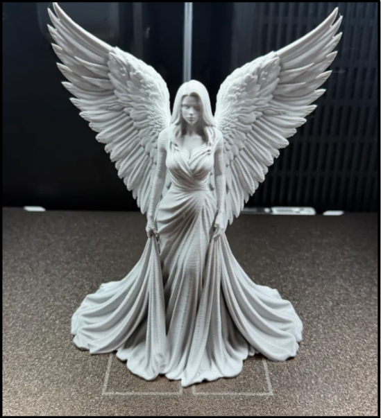 3D Printed  Zephyra made from Pure White PLA - Buy online in India