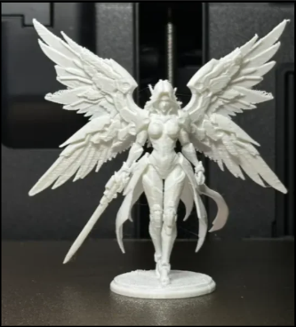 3D Printed Asterion made from Pure White PLA - Buy online in India