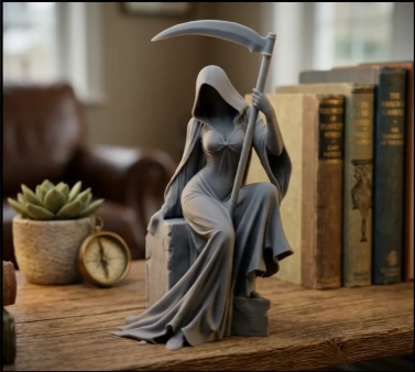3D Printed Morrigan made from Matte Black PLA - Buy online in India