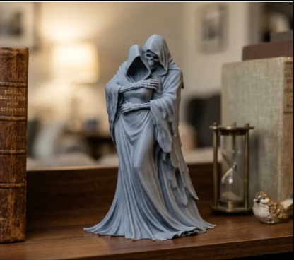 3D Printed Silent Veil made from Matte Black PLA - Buy online in India